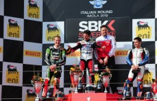 Donelli sul podio di Imola per il mondiale di Superbike
