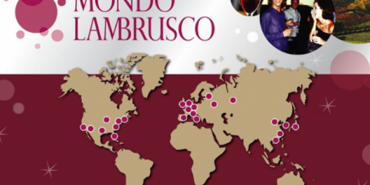 Mondo Lambrusco: le bollicine emiliane in world-tour  dal 14 al 20 maggio