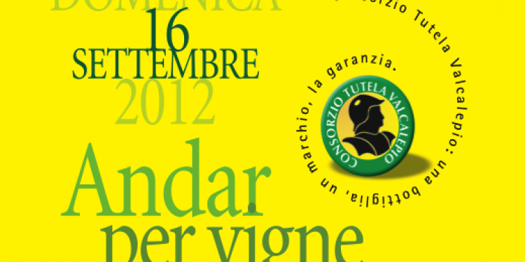 Il 16 settembre è tempo di “Andar per vigne” in Valcalepio