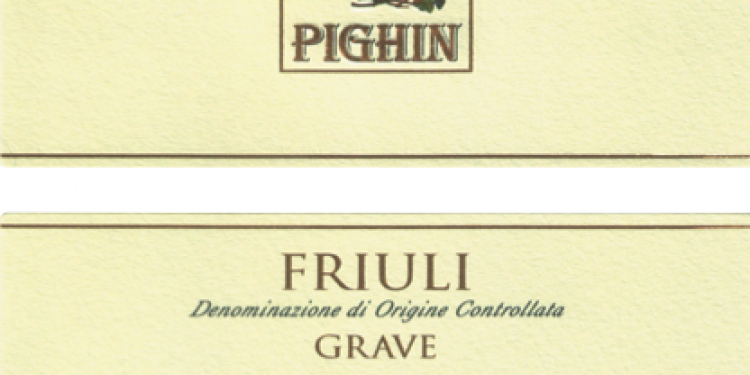 I Vini del 2013: Pighin presenta Pinot grigio Friuli Grave 2012