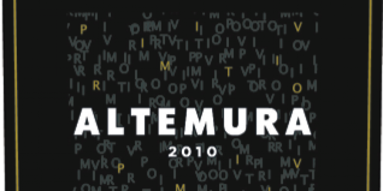 I Vini del 2013: Masseria Altemura propone Altemura Primitivo 2010