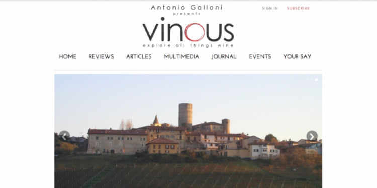 Vinousmedia.com il sito di Galloni (ex The Wine Advocate)