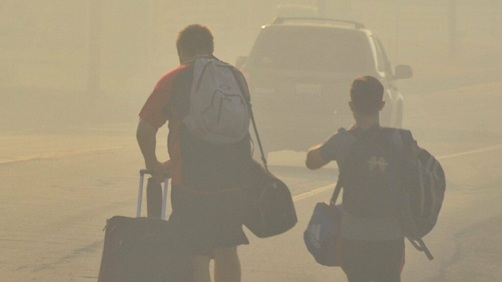 incendi sonoma evacuazione