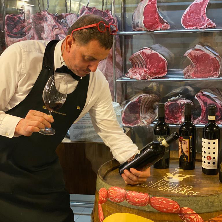 Marco Falconi, sommelier e patron della Trattoria Falconi