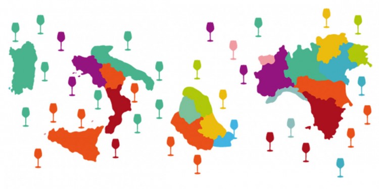 Nella mappa degli autoctoni localizziamo i vitigni tipici