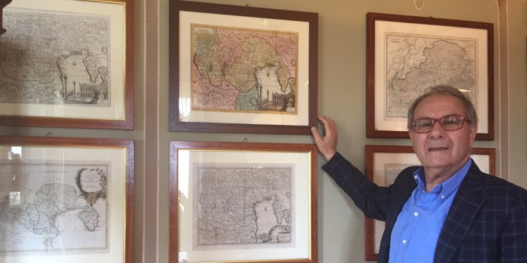 Le passioni di Sandro Boscaini: cartografia e mappe antiche