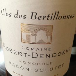 Robert-Denogent Mâcon-Solutré Clos de Bertillones 2014