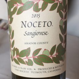 Sangiovese 2015 Vino Noceto