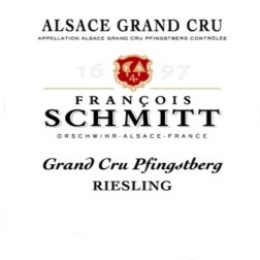 Riesling Grand Cru Pfingstberg Alsace 2016 François Schmitt