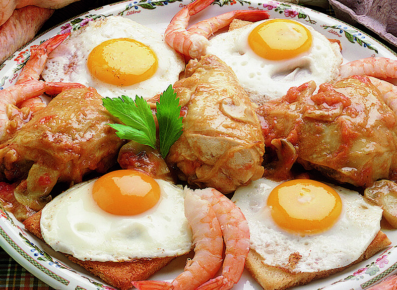 Pollo alla Marengo complesso ma imperiale