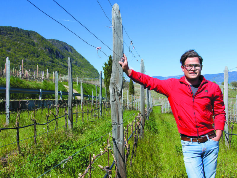 Hannes Andergassen, paladino del Pinot nero a Caldaro