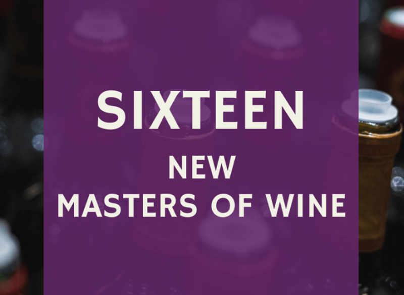 Nominati i 16 nuovi Masters of Wine