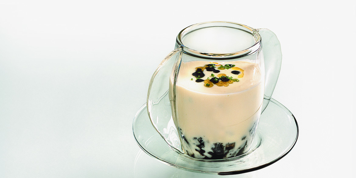 Abbinamenti stellari | Cappuccino al nero di seppia