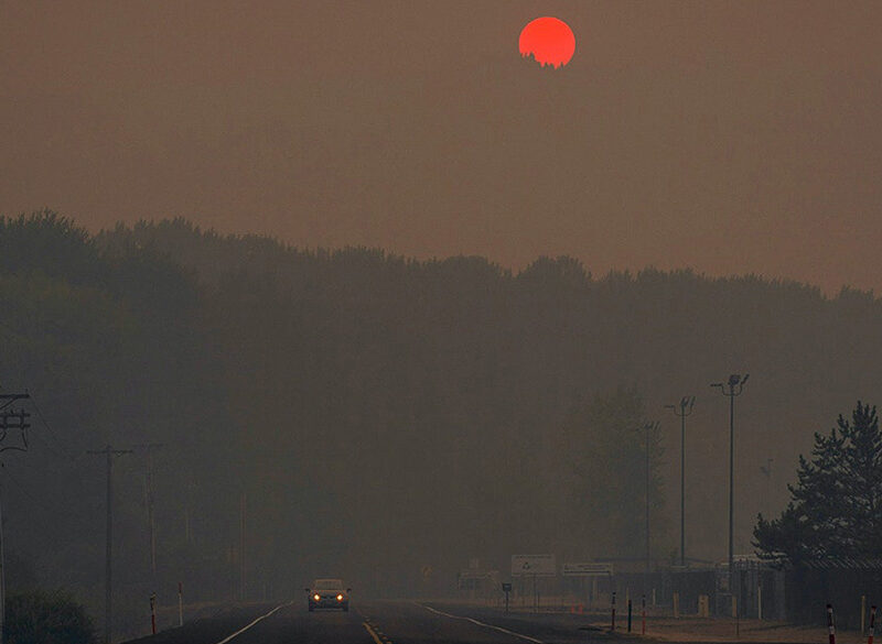 Incendi nella West Coast, bruciano Oregon e Washington