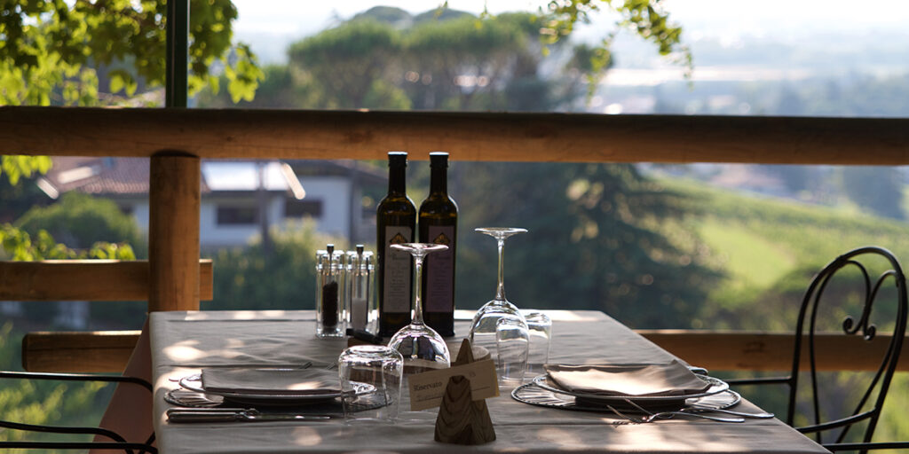 Ristoranti con vista all’ombra dei vigneti
