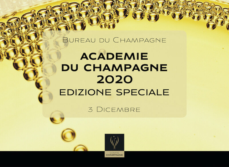 Il 3 dicembre torna (in streaming) l’Académie du Champagne