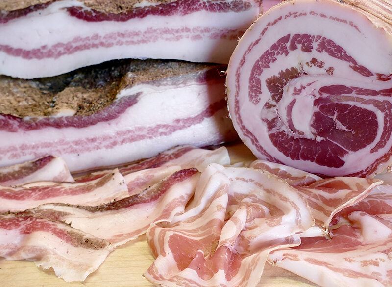 Salumi d’Italia: la pancetta e le sue forme