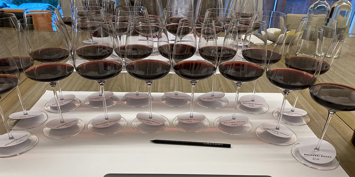 Le Macchiole Bolgheri Rosso 2004-2019. La verticale completa