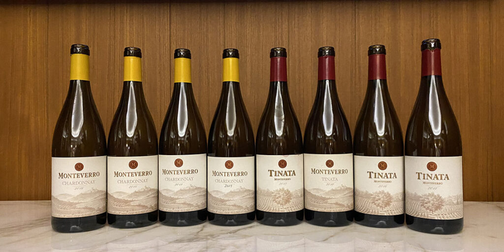 Monteverro: metti una sera a cena tre annate (+1) di Chardonnay e di Tinata