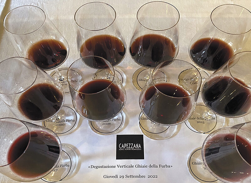 Tenuta di Capezzana festeggia i 40 anni di Ghiaie della Furba con una verticale memorabile