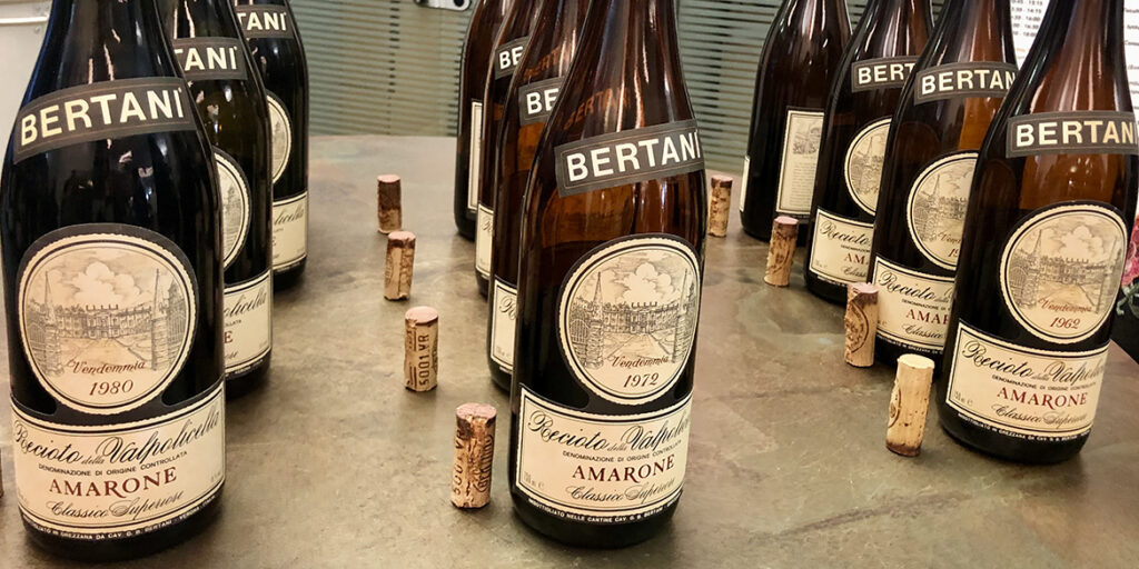 Sei annate di Amarone Classico Bertani “esuberanti”