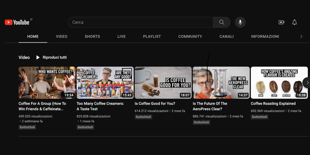 Anche il caffè ha le sue web star
