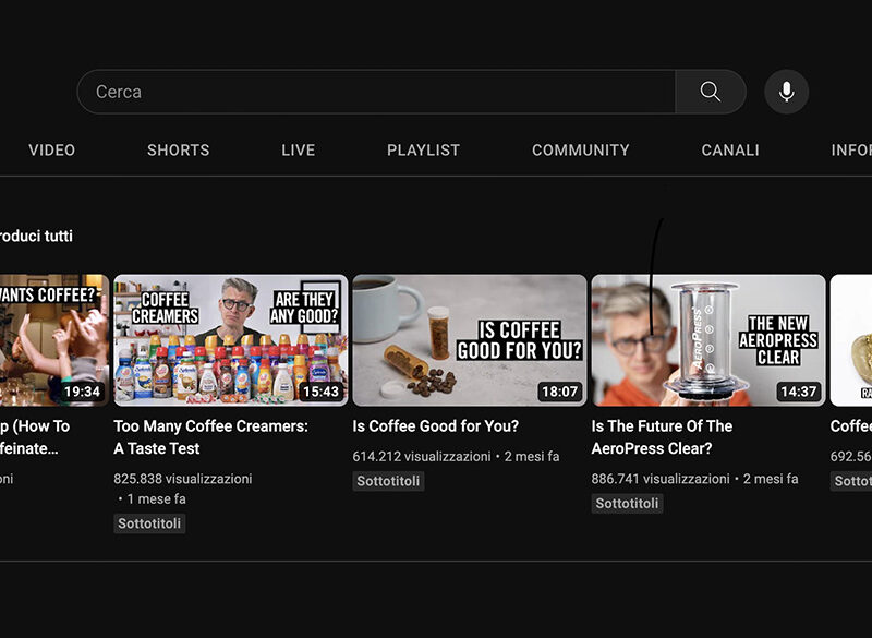 Anche il caffè ha le sue web star