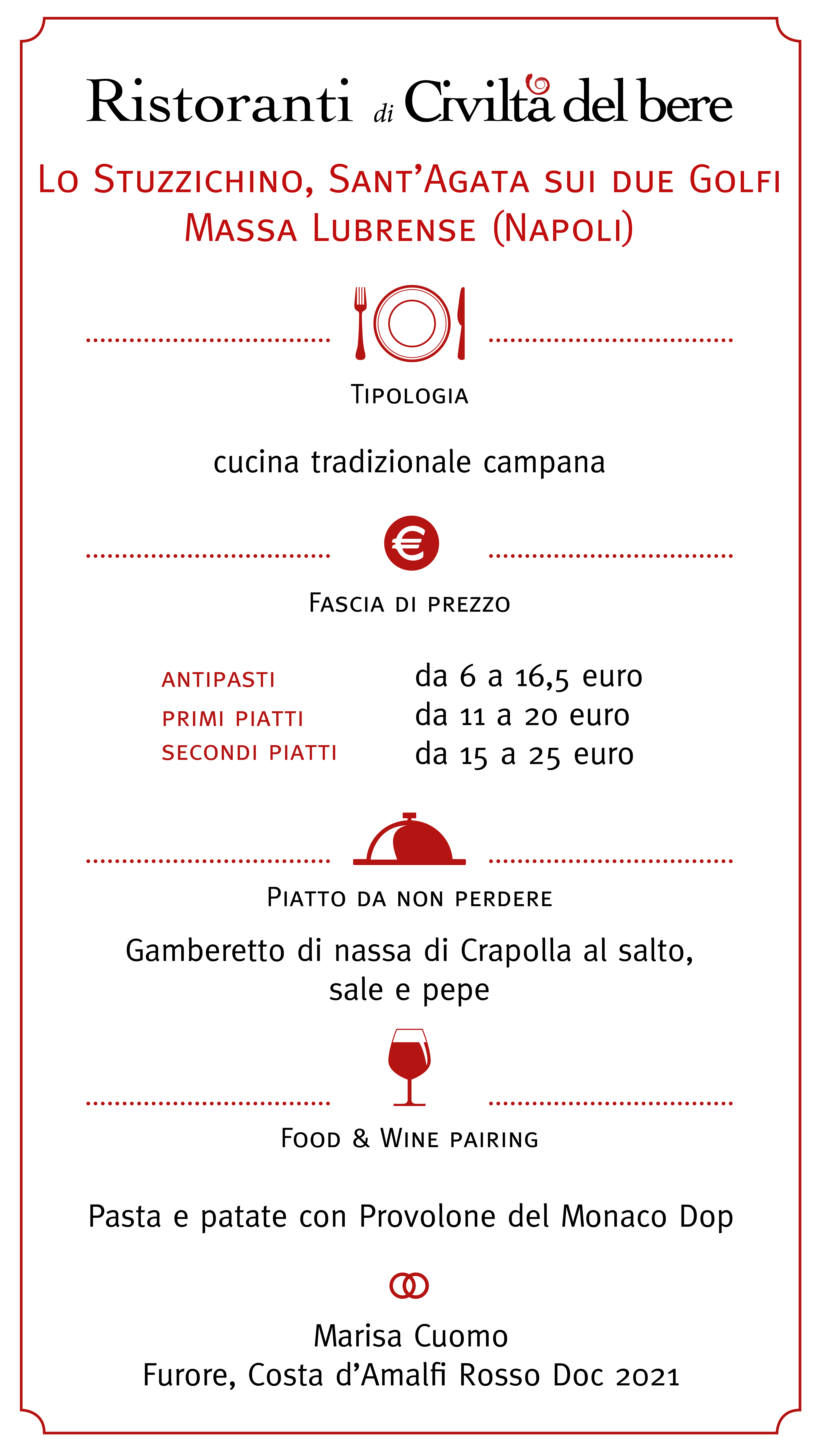 Lo Stuzzichino a Massa Lubrense (Napoli)