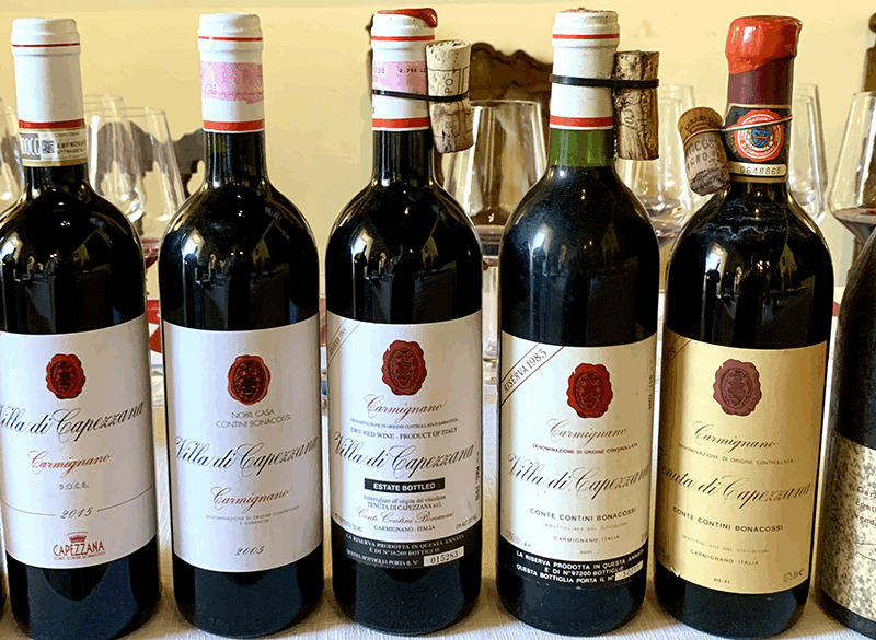 La famiglia Contini Bonacossi festeggia i 100 anni del Carmignano Villa di Capezzana