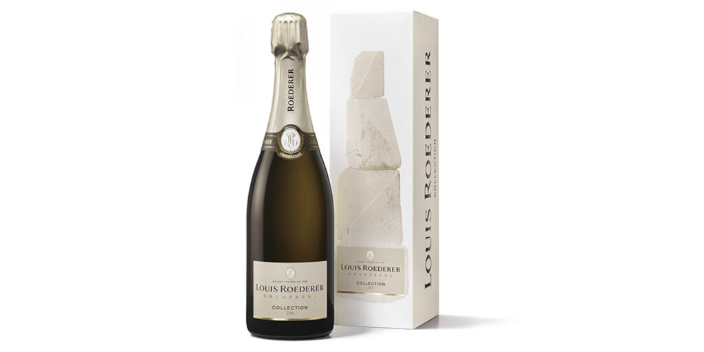 Champagne Louis Roederer e l’eleganza eterea di Collection 246