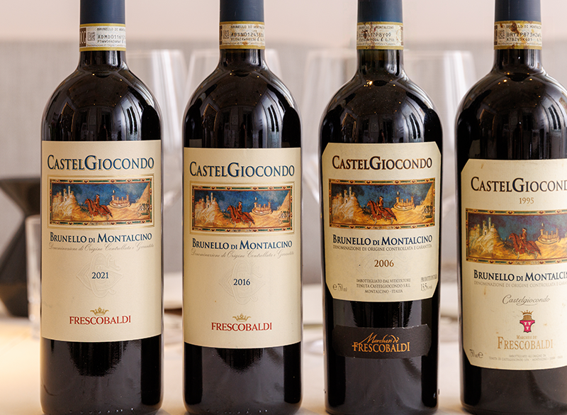 CastelGiocondo: il Brunello Frescobaldi attraverso quattro decenni