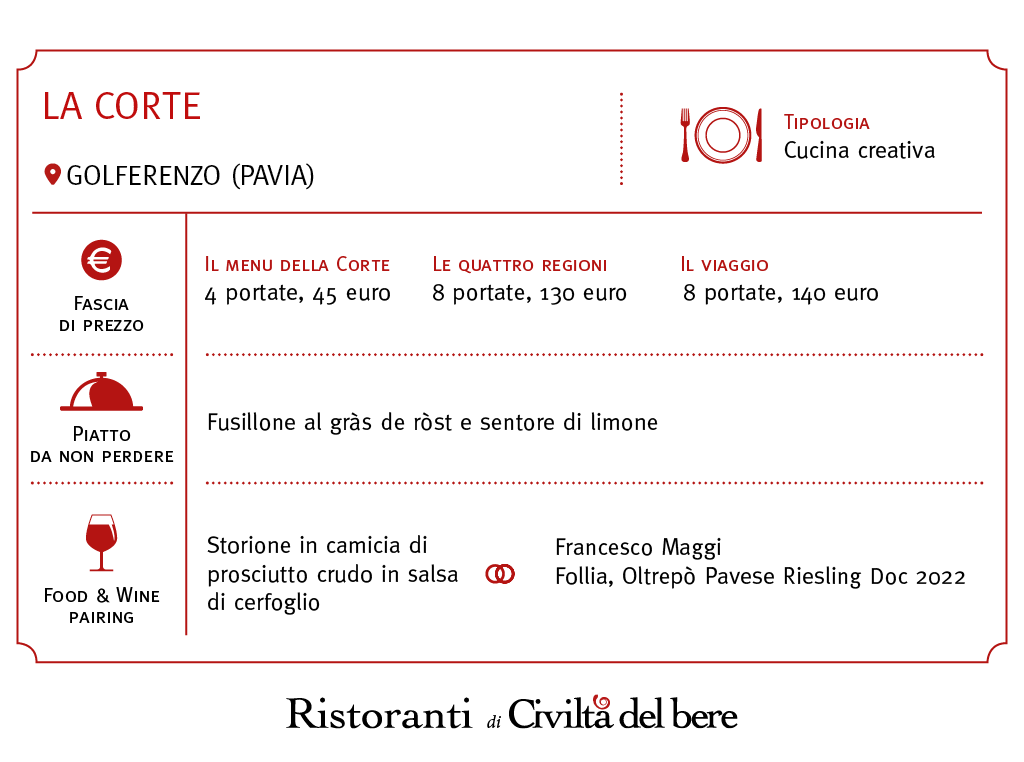 Ristorante La Corte a Golferenzo (Pavia)