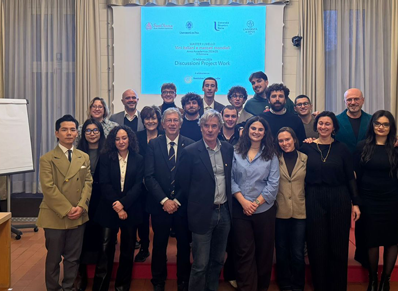 Scuola Superiore Sant’Anna di Pisa, al via il XII Master su vino e mercati