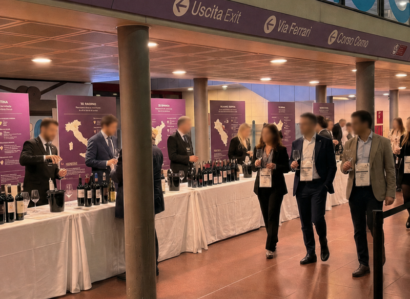 Degu-stazioni: Somm is the future porta il vino sulla metro M5 di Milano